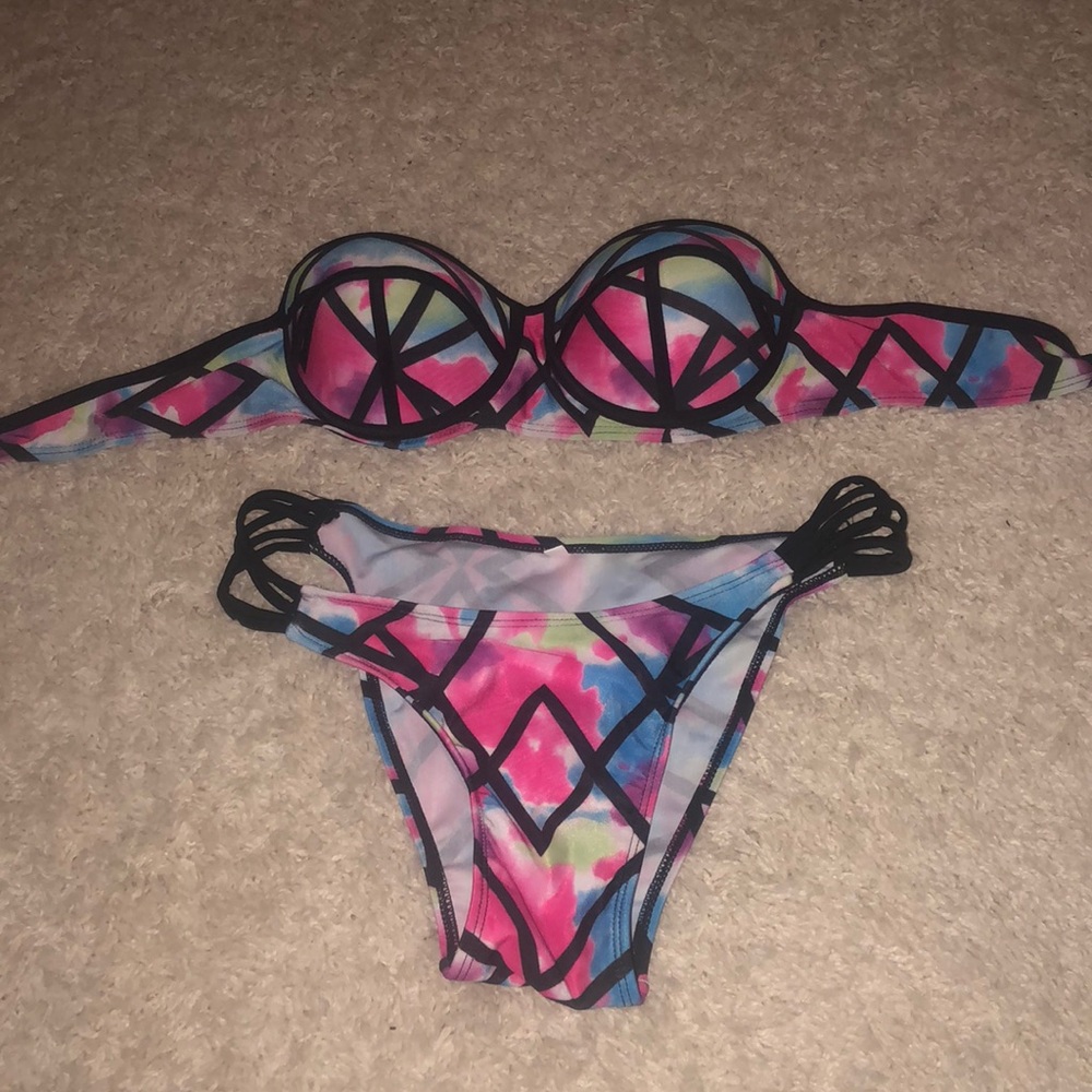 Tie dye bikini